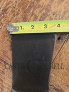 Custom made #5 Lodge Cast Iron Skillet Spatula w RAISED B. Reclaimed from a early to mid 1900’s single notch Lodge