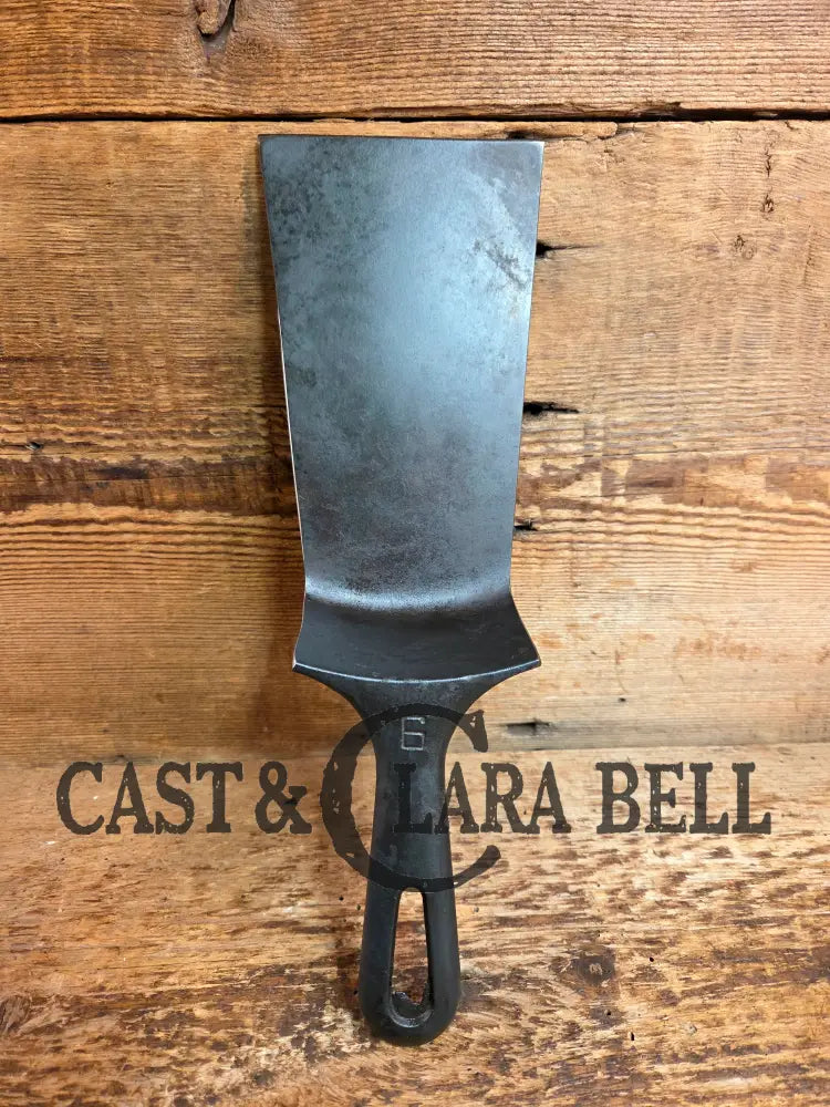 Custom made #6 699 Griswold Cast Iron Skillet Spatula. Reclaimed from 1940’s Griswold Small Block skillet. Awesome gift