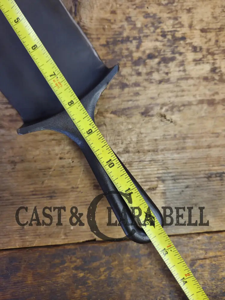 Custom made #8 1900’s Lodge Cast Iron Skillet Spatula. Reclaimed from a early to mid 1900’s 3 notch Lodge skillet.