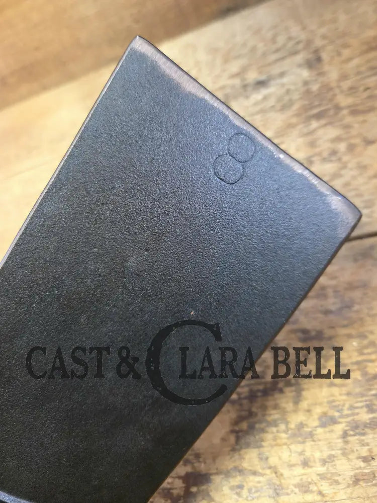 Custom made #8 1900’s Lodge Cast Iron Skillet Spatula. Reclaimed from a early to mid 1900’s 3 notch Lodge skillet.