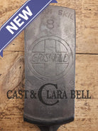Custom made #8 704 E Griswold Cast Iron Skillet Spatula. Reclaimed 1920’s Griswold Slant ERIE skillet. Awesome gift for