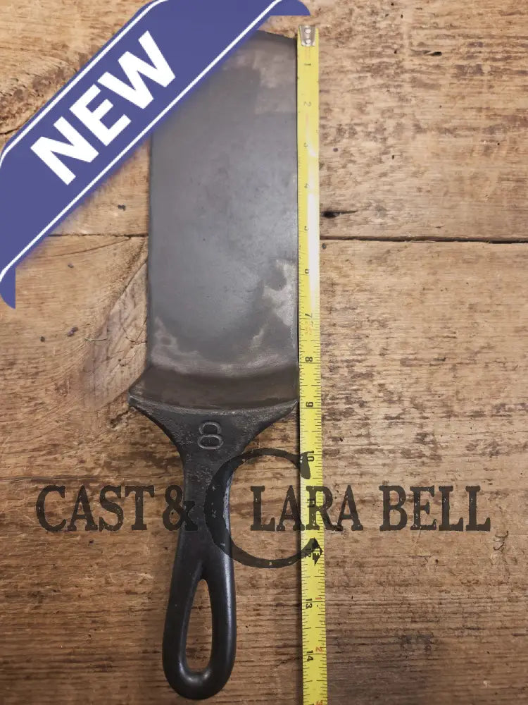 Custom made #8 704 E Griswold Cast Iron Skillet Spatula. Reclaimed 1920’s Griswold Slant ERIE skillet. Awesome gift for