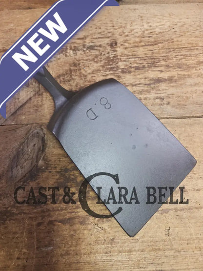 Custom made Birmingham S&R Cast Iron DEEP Skillet Spatula. Reclaimed from an early BSR Red Mountain cast iron skillet.