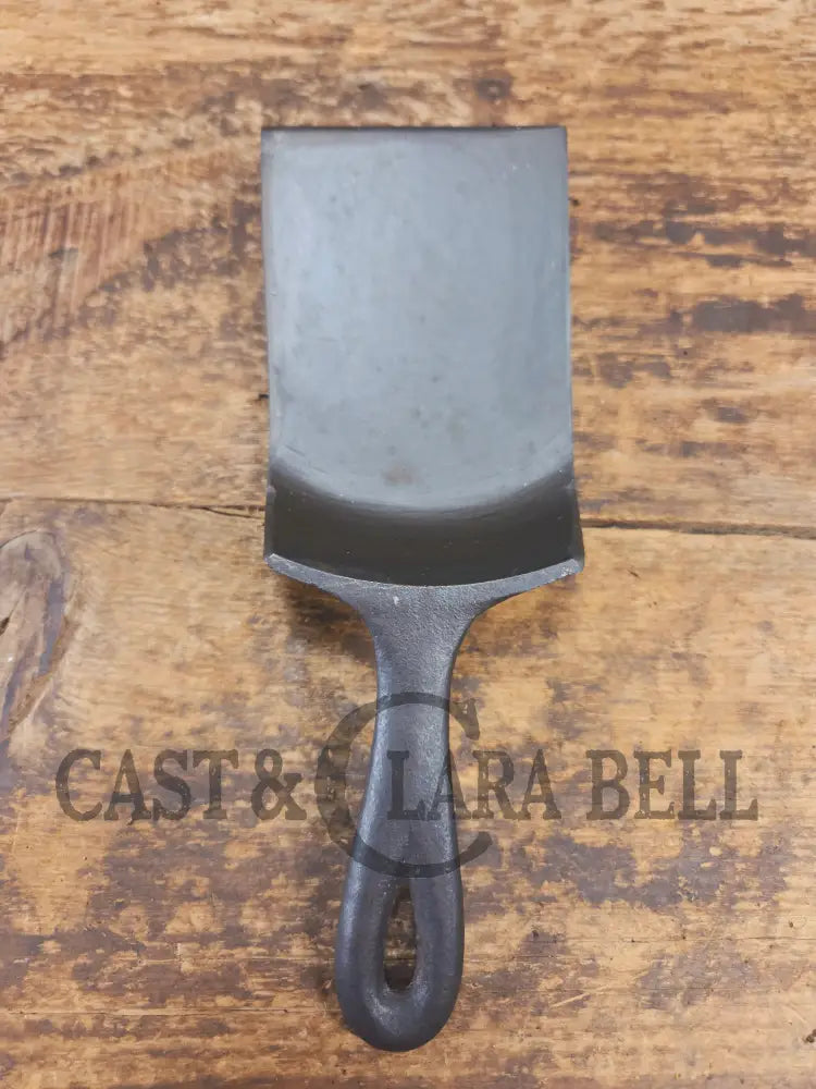 Custom made Birmingham S&R Cast Iron Skillet Spatula. Reclaimed from a #5 BSR Century Series cast iron skillet. Great
