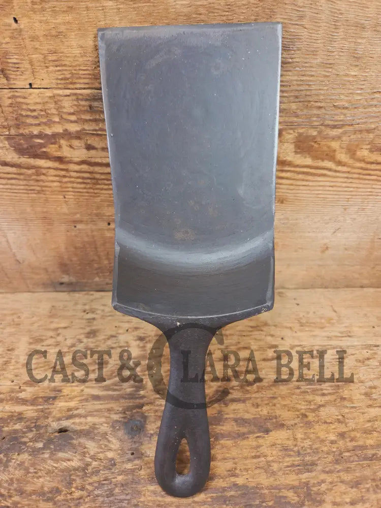 Custom made Birmingham S&R Cast Iron Skillet Spatula. Reclaimed from a #5 BSR Century Series cast iron skillet. Great
