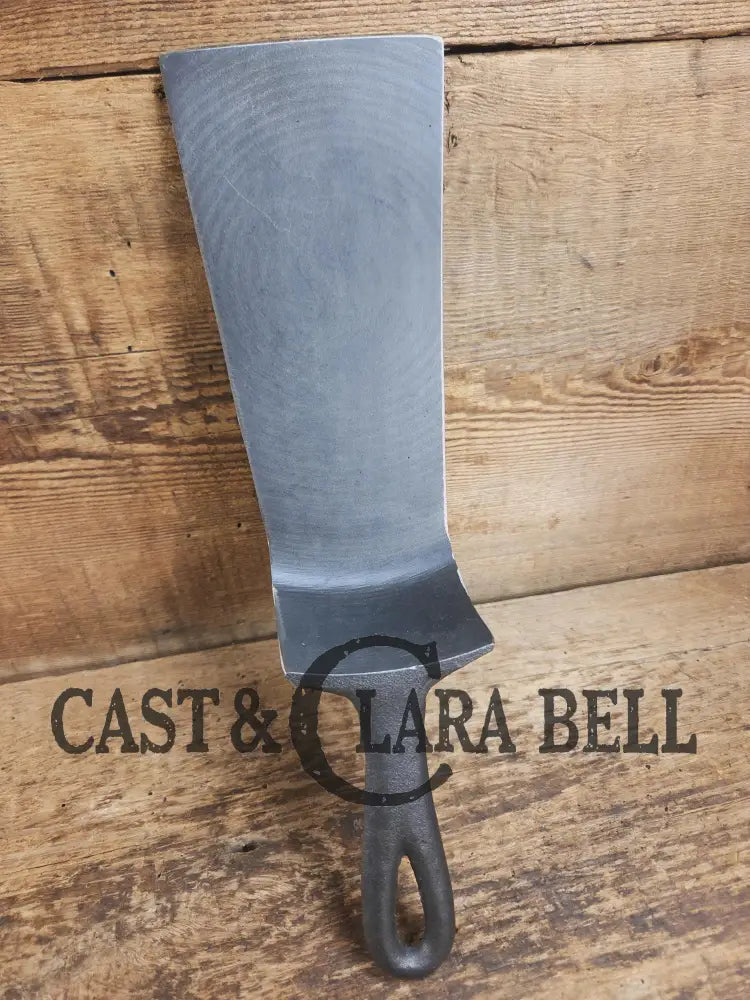 Custom made Birmingham S&R Cast Iron Skillet Spatula. Reclaimed from a #8 BSR Cracked cast iron skillet. Great gift!