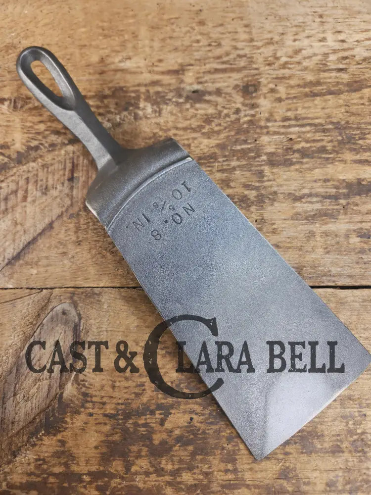 Custom made Birmingham S&R Cast Iron Skillet Spatula. Reclaimed from a #8 BSR Cracked cast iron skillet. Great gift!