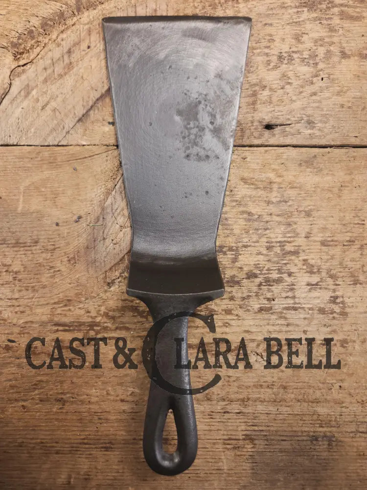 Custom made Birmingham S&R Cast Iron Skillet Spatula. Reclaimed from a Century Series #7 cast iron skillet. Great gift!