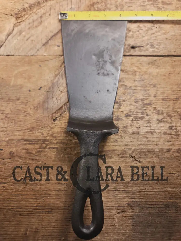 Custom made Birmingham S&R Cast Iron Skillet Spatula. Reclaimed from a Century Series #7 cast iron skillet. Great gift!