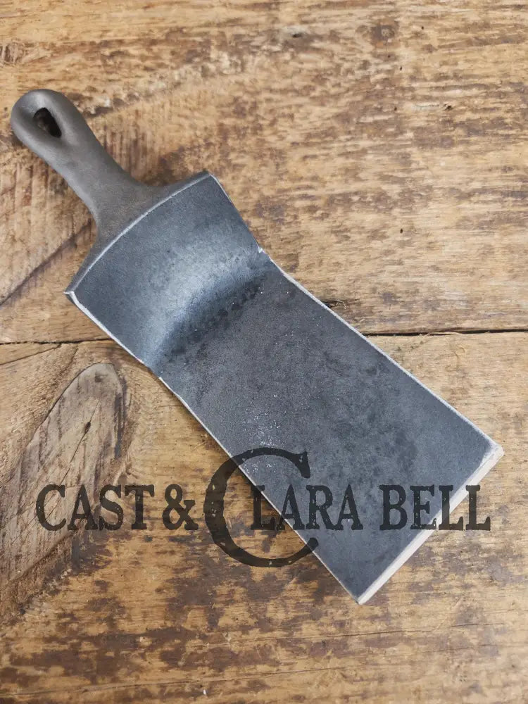 Custom made Birmingham S&R Cast Iron Skillet Spatula. Reclaimed from a cracked #5 cast iron skillet. Great gift! SC24