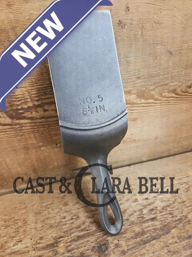 Custom made Birmingham S&R Cast Iron Skillet Spatula. Reclaimed from a cracked #5 cast iron skillet. Great gift! SC24