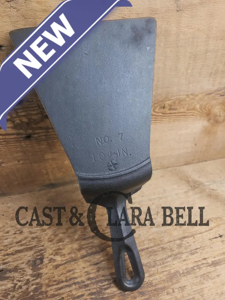 Custom made Birmingham S&R Cast Iron Skillet Spatula. Reclaimed from an early BSR Century Series cast iron skillet.