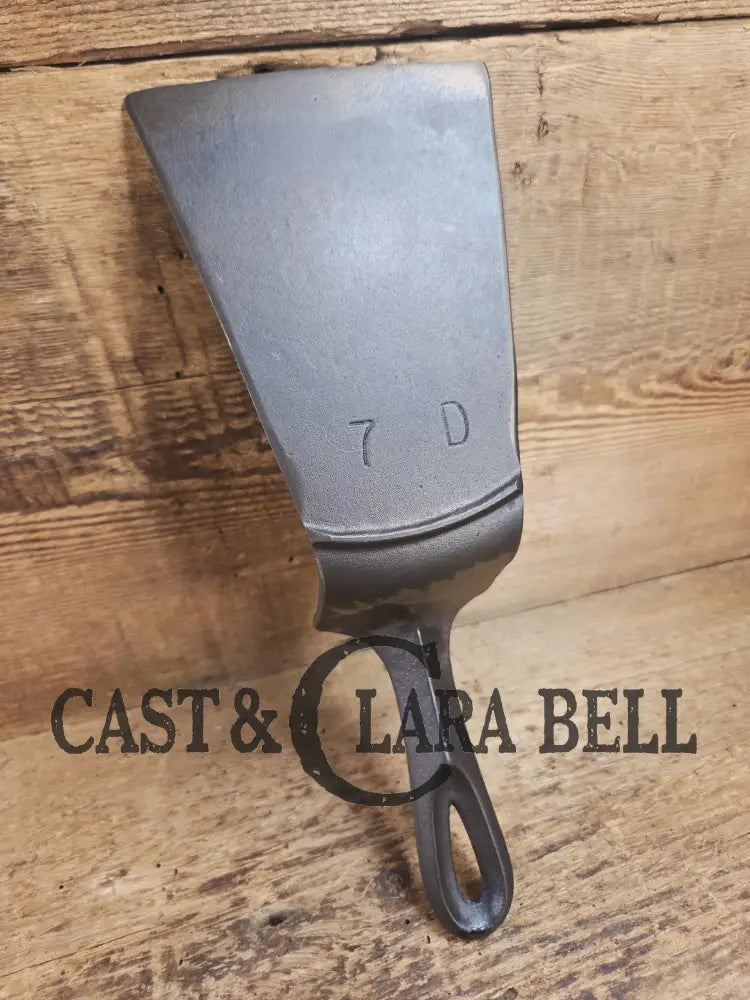 Custom made Birmingham S&R Cast Iron Skillet Spatula. Reclaimed from an early BSR Red Mountain cast iron skillet. Great
