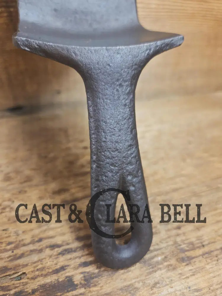 Custom made Birmingham S&R Cast Iron Skillet Spatula. Reclaimed from an early BSR Red Mountain cast iron skillet. Great