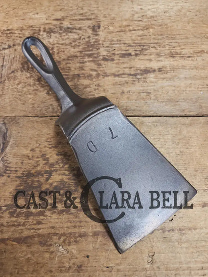 Custom made Birmingham S&R Cast Iron Skillet Spatula. Reclaimed from an early BSR Red Mountain cast iron skillet. Great