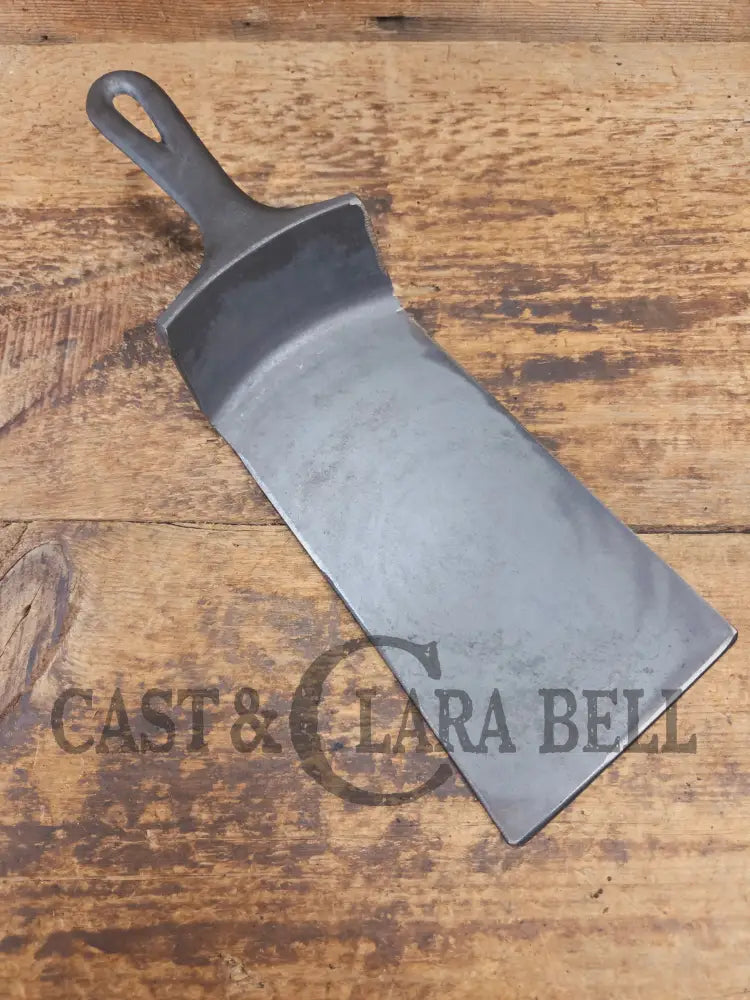 Custom made Birmingham S&R Cast Iron Skillet Spatula. Reclaimed from an early Hand Scribed BSR Red Mountain #9 cast
