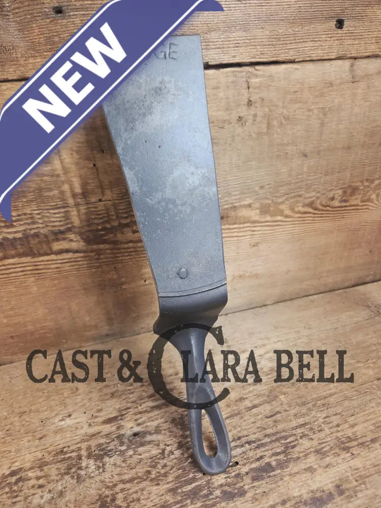 Custom made from a Raised #8 Lodge Arc Logo Cast Iron Skillet Spatula. A collectors’ prize to own repurposed for a