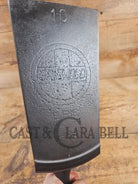 Custom made Griswold Cast Iron Skillet Spatula. MONSTER Reclaimed #10 1910’s Era Griswold Slant cast iron skillet. SC24