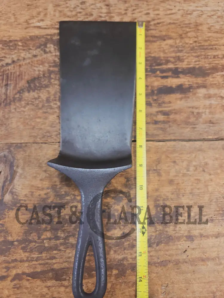 Custom made Griswold Cast Iron Skillet Spatula. MONSTER Reclaimed #10 1910’s Era Griswold Slant cast iron skillet. SC24