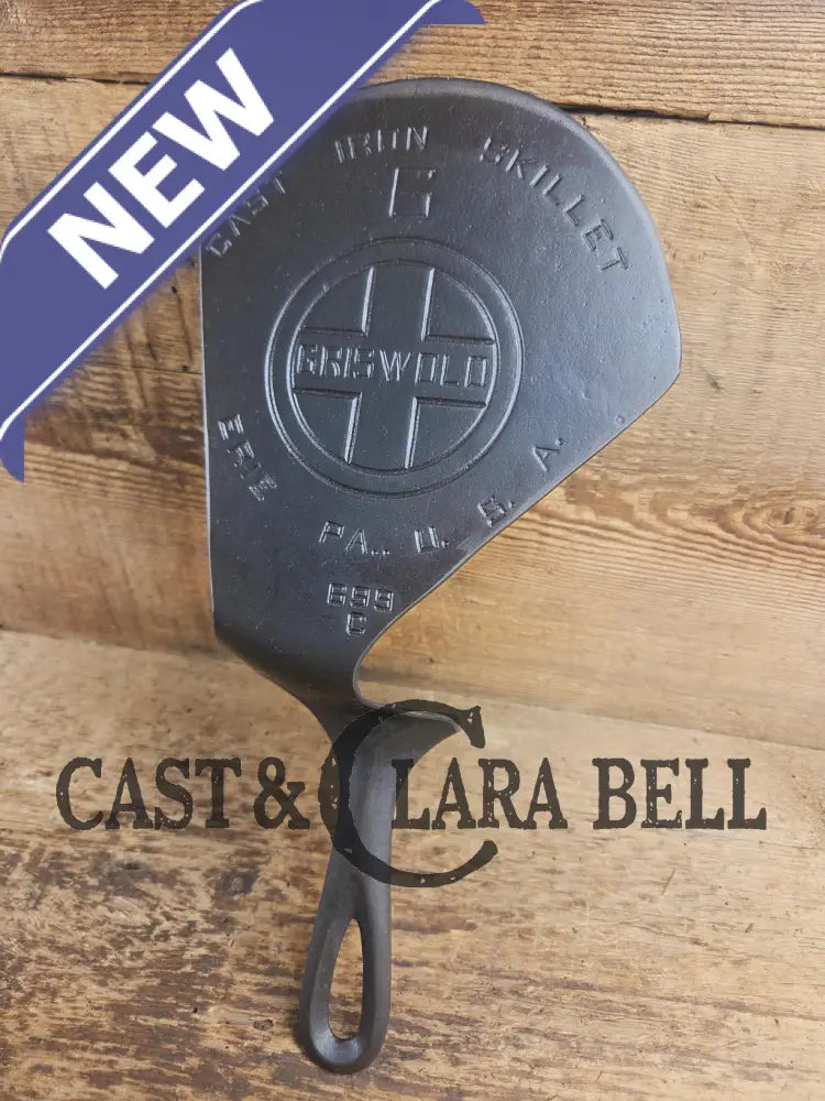 Custom made Griswold Large Block #6 repurposed spatula. From an ordinary cracked skillet into a creative and amazing