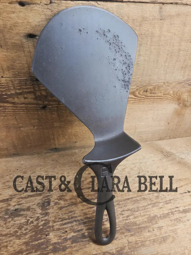 Custom made Griswold Large Block #6 repurposed spatula. From an ordinary cracked skillet into a creative and amazing