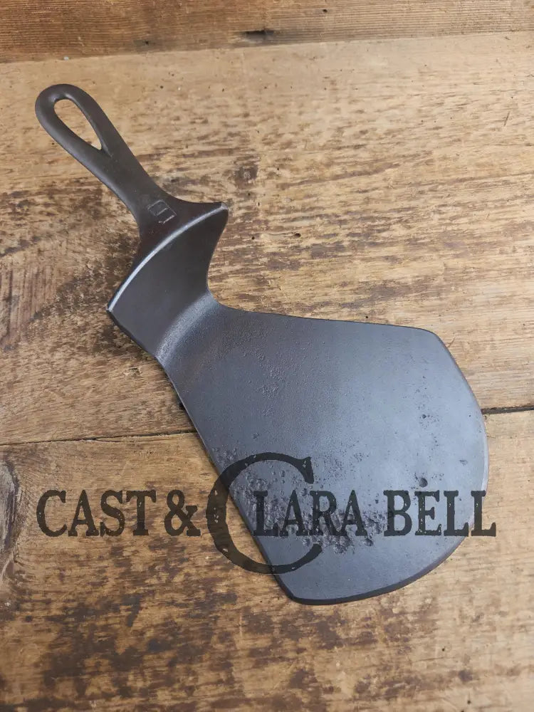Custom made Griswold Large Block #6 repurposed spatula. From an ordinary cracked skillet into a creative and amazing