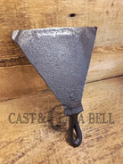 Custom made one of a kind 1800’s #8 Cast Iron Griddle Repurposed into triangular grill spatula. Perfect for the Home