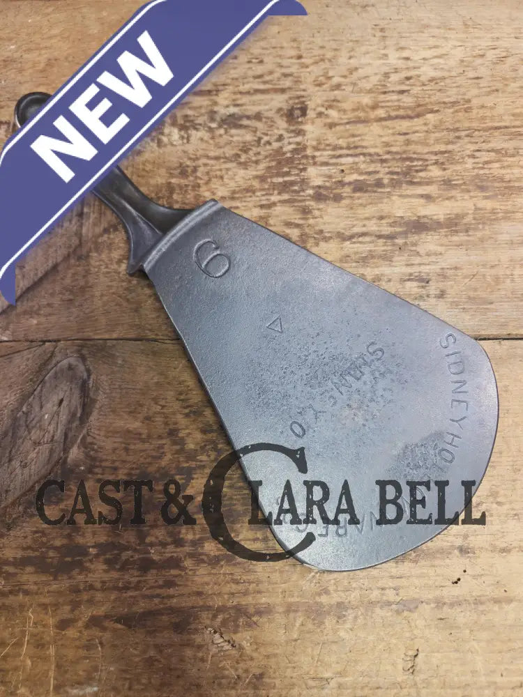 Custom made one of a kind 1910’s Era Sidney Holloware #9 Cast Iron Repurposed Spatula. Hard to find skillet now a