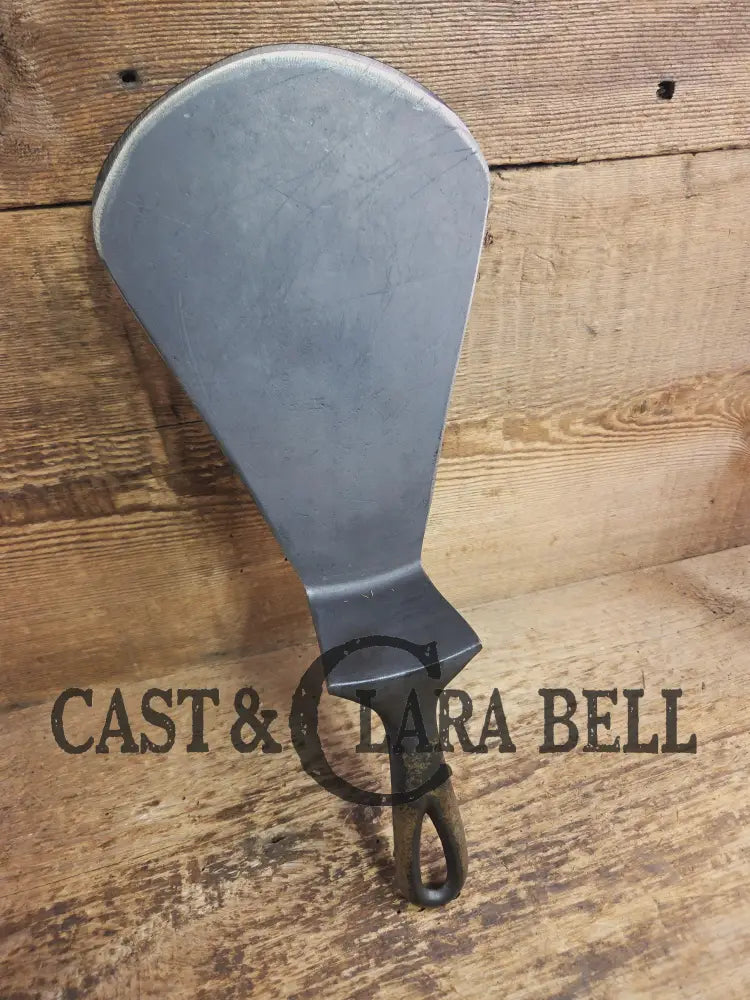 Custom made one of a kind 1910’s Era Sidney Holloware #9 Cast Iron Repurposed Spatula. Hard to find skillet now a