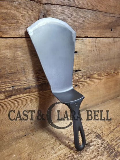 Custom made one of a kind 1920’s #7 Griswold Block Logo Repurposed Spatula with full Erie PA USA pattern SC24