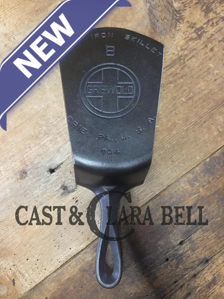 Custom made one of a kind 1920’s #8 Griswold Block Logo Repurposed Spatula with full Erie PA USA pattern SC24 Spatula