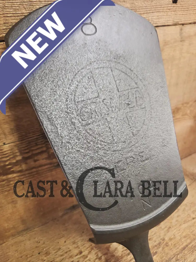 Custom made one of a kind 1920’s #8 Griswold Slant Logo with ERIE pattern. Repurposed Spatula is a perfect gift for the