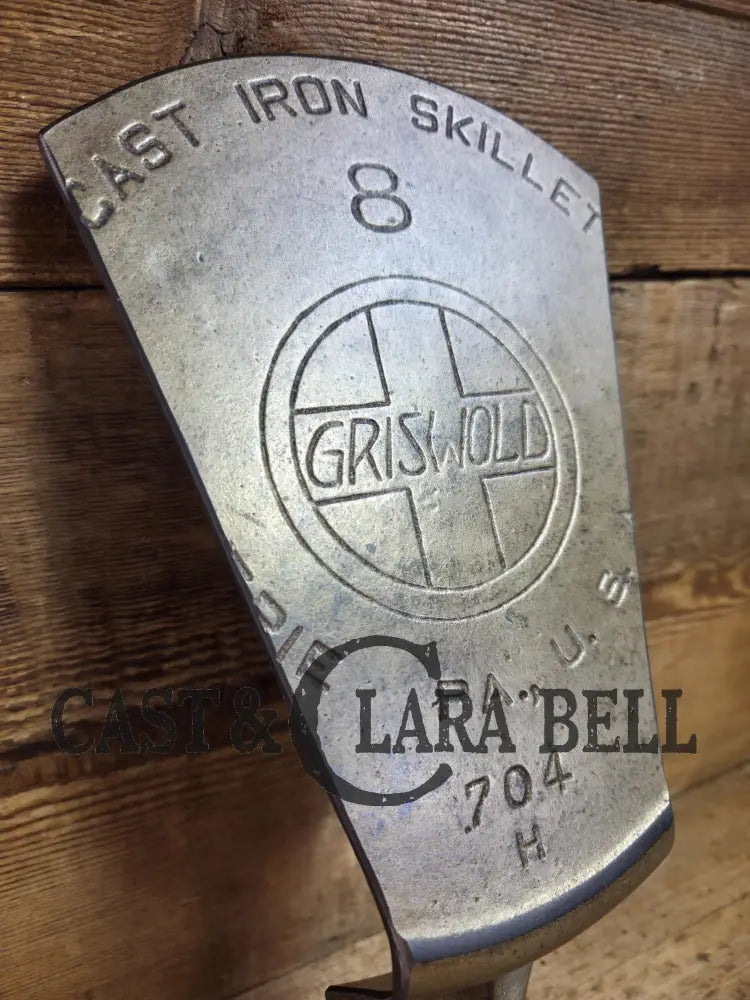 Custom made one of a kind 1920’s #8 Griswold Slant Logo with ERIE pattern. Repurposed Spatula is a perfect gift for the
