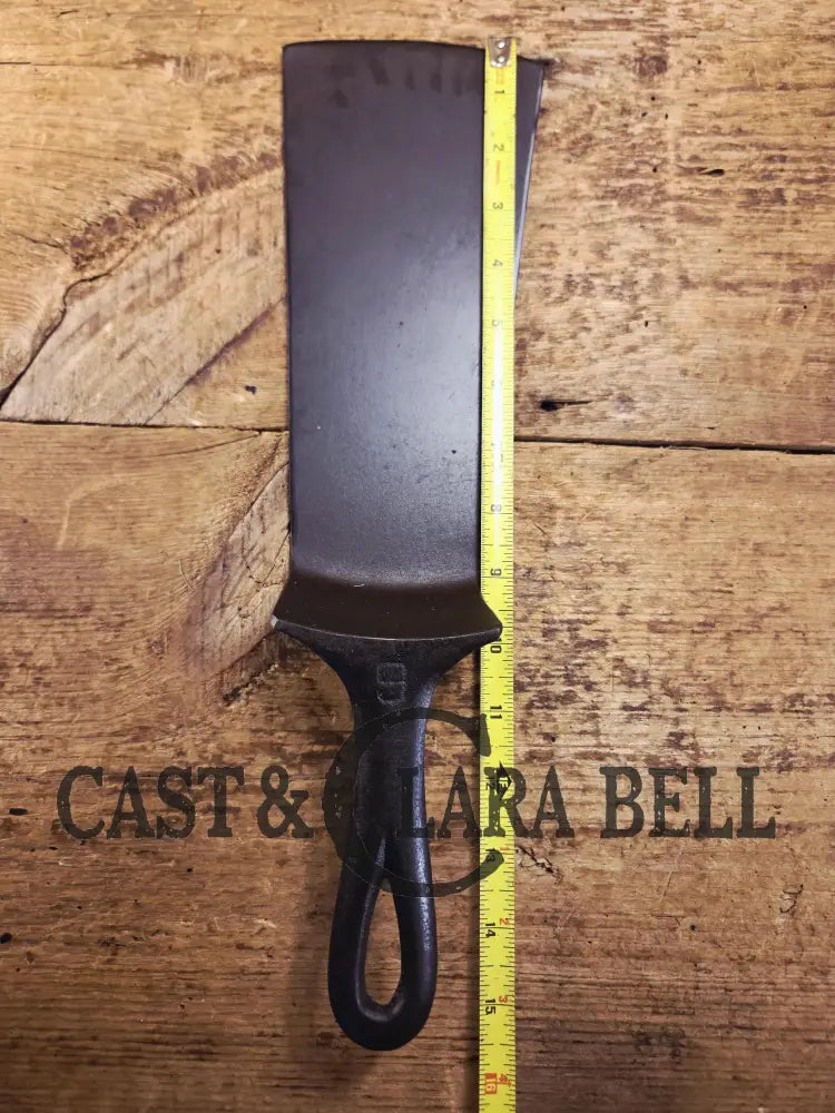 Custom made one of a kind 1920’s #9 Griswold Block Logo Repurposed Spatula with full Erie PA USA pattern SC24 Spatula