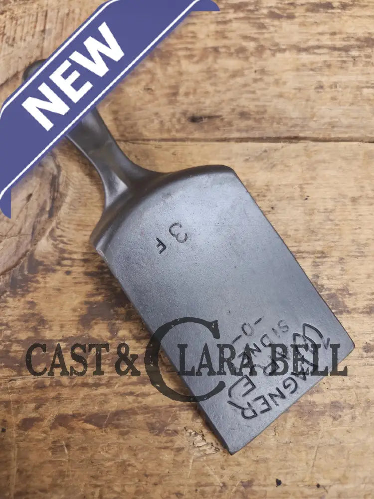 Custom made one of a kind 1920’s Era Wagner Ware Sidney #3 Cast Iron Repurposed Spatula. Awesome for the home griller!