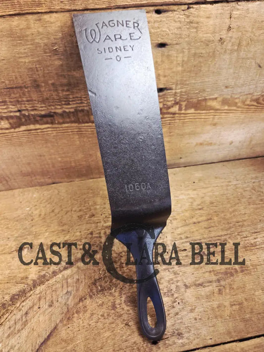 Custom made one of a kind 1930’s Era Wagner Ware Sidney #10 (1060 A) Cast Iron Repurposed Spatula. Awesome for the home