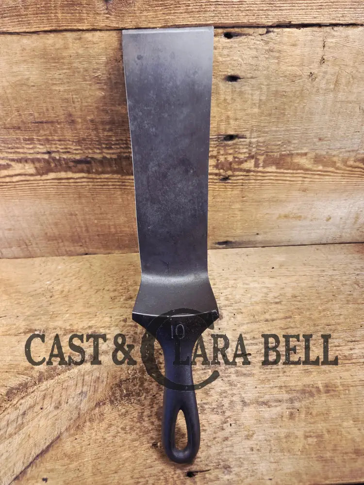 Custom made one of a kind 1930’s Era Wagner Ware Sidney #10 (1060 A) Cast Iron Repurposed Spatula. Awesome for the home