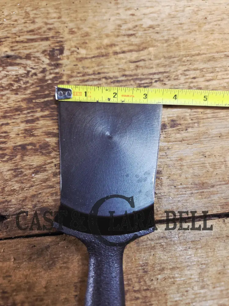 Custom made one of a kind #3 Cast Iron spatula. Made from Repurposed egg skillet. Awesome gift or a handy tool in the