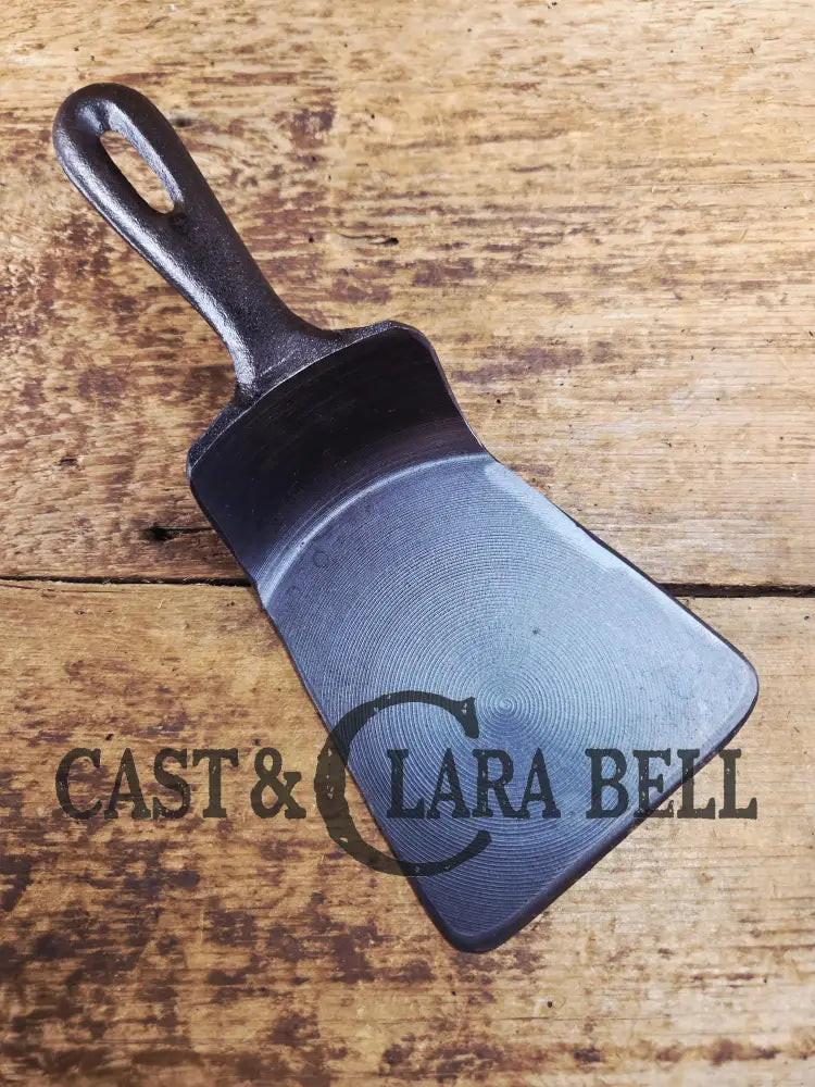 Custom made one of a kind #6 Cast Iron spatula. Made from Repurposed cast iron skillet. Awesome gift or a handy tool in