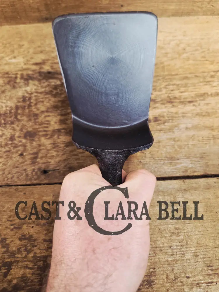 Custom made one of a kind #6 Cast Iron spatula. Made from Repurposed cast iron skillet. Awesome gift or a handy tool in