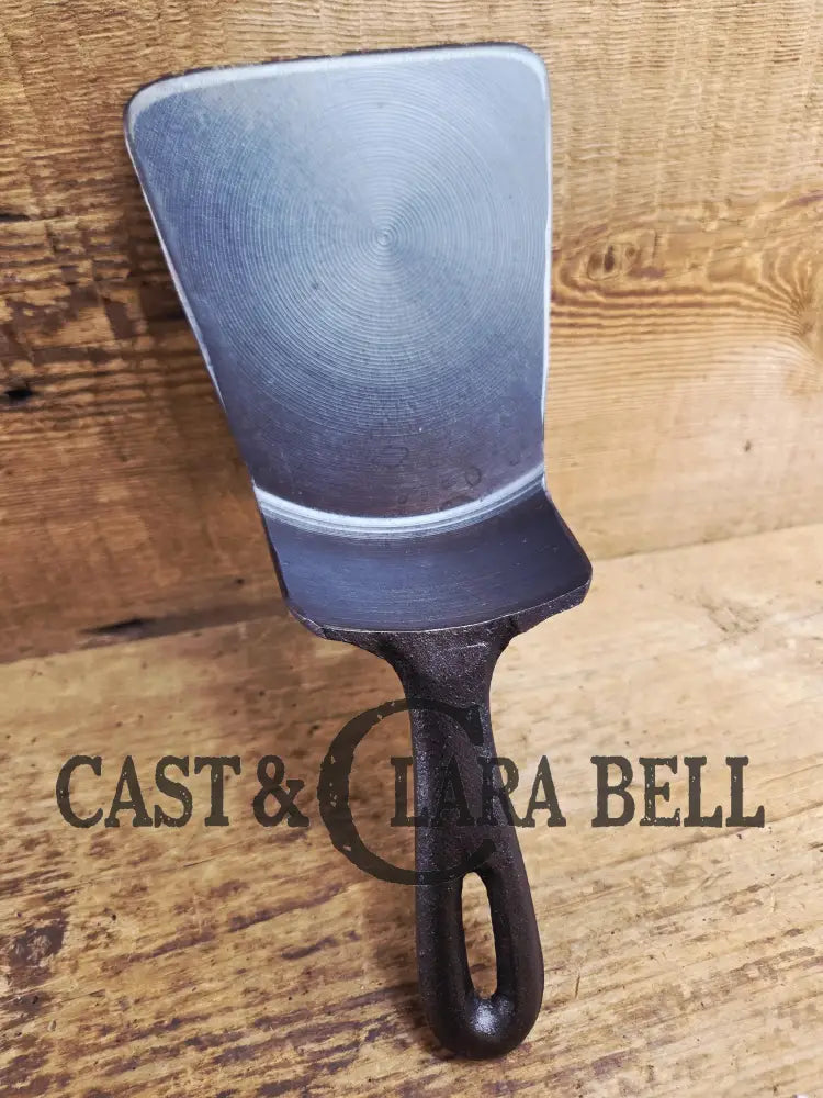 Custom made one of a kind #6 Cast Iron spatula. Made from Repurposed cast iron skillet. Awesome gift or a handy tool in