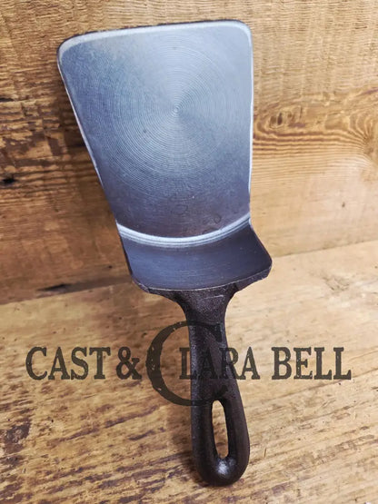 Custom made one of a kind #6 Cast Iron spatula. Made from Repurposed cast iron skillet. Awesome gift or a handy tool in