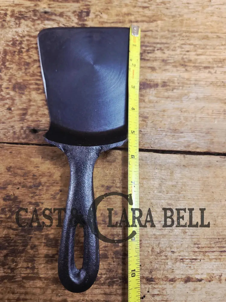 Custom made one of a kind #6 Cast Iron spatula. Made from Repurposed cast iron skillet. Awesome gift or a handy tool in