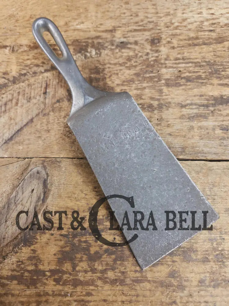 Custom made one of a kind #6 Cast Iron Spatula. Maker unknown but a wonderful gift for the griller in your life! SC24