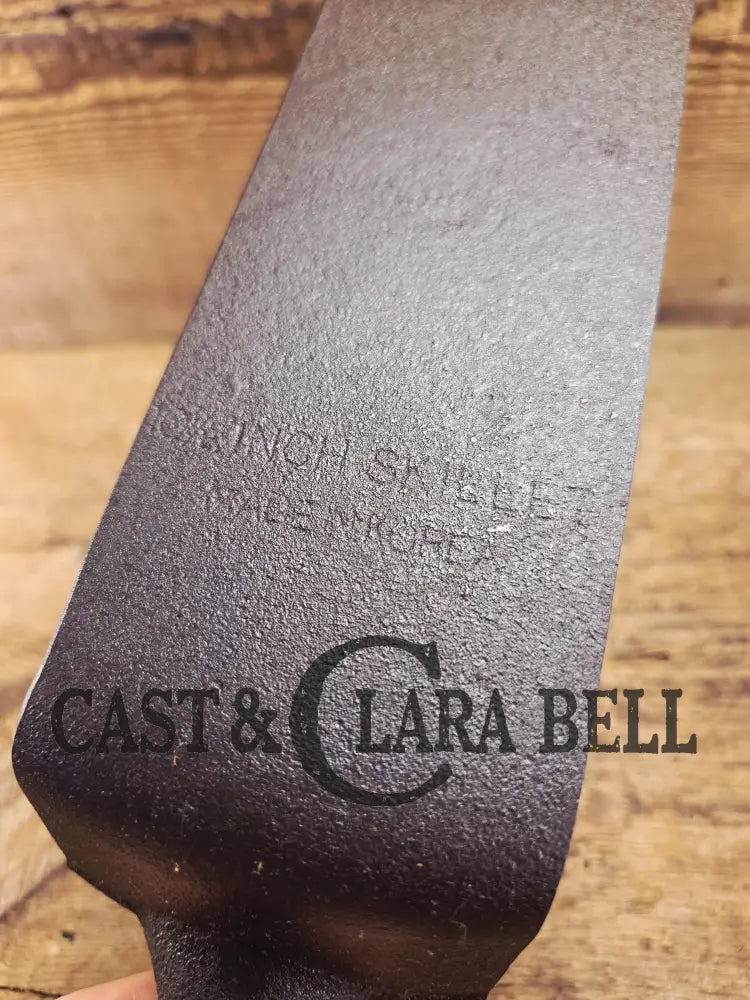 Custom made one of a kind #8 Cast Iron spatula. Made from Repurposed Korean made skillet. Awesome gift or a handy tool