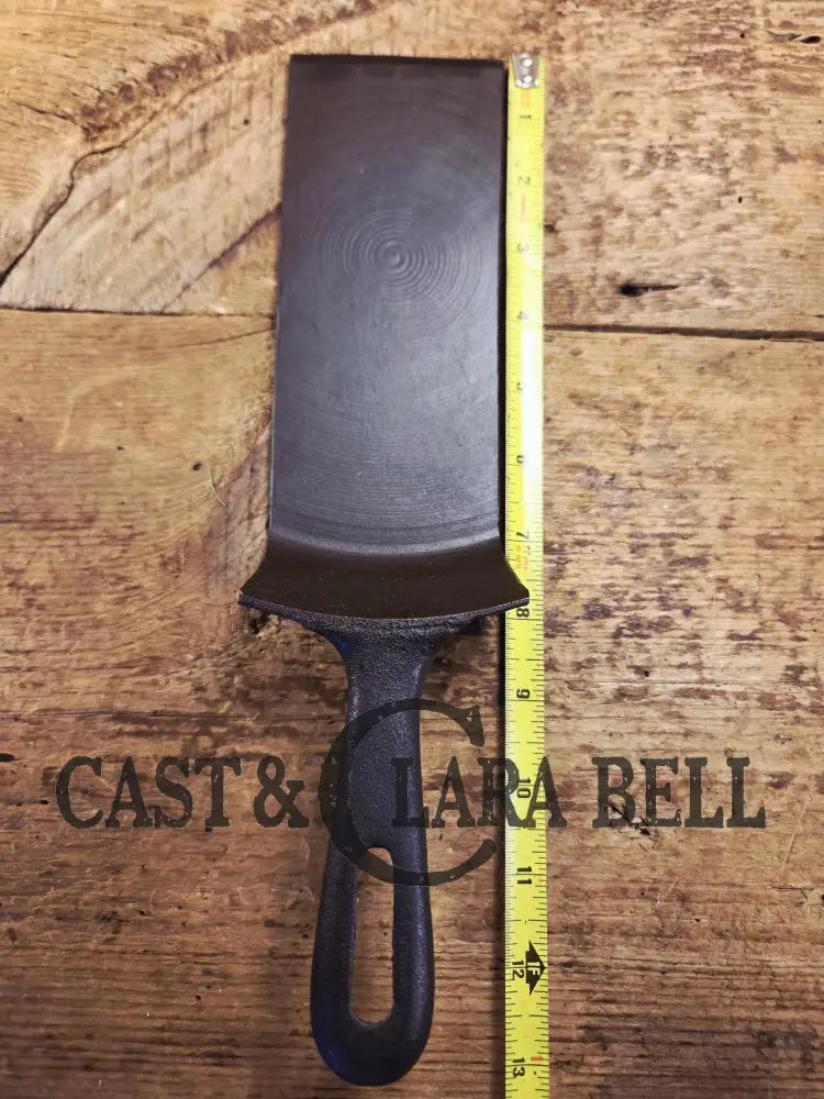 Custom made one of a kind #8 Cast Iron spatula. Made from Repurposed Korean made skillet. Awesome gift or a handy tool