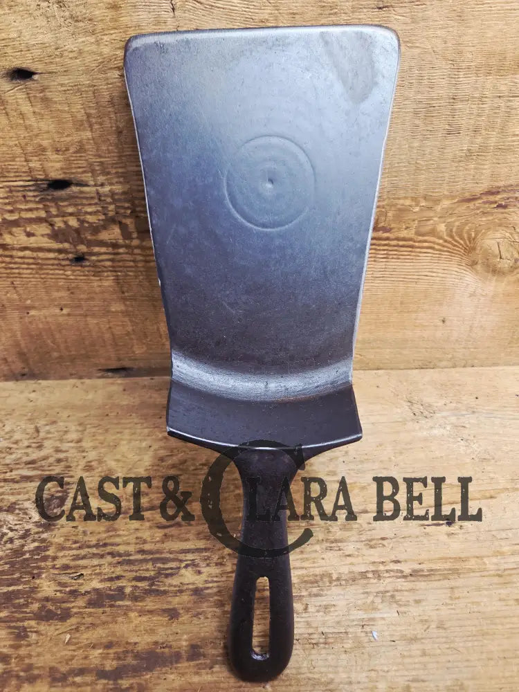 Custom made one of a kind #8 Cast Iron spatula. Made from Repurposed cast iron skillet. Awesome gift or a handy tool in