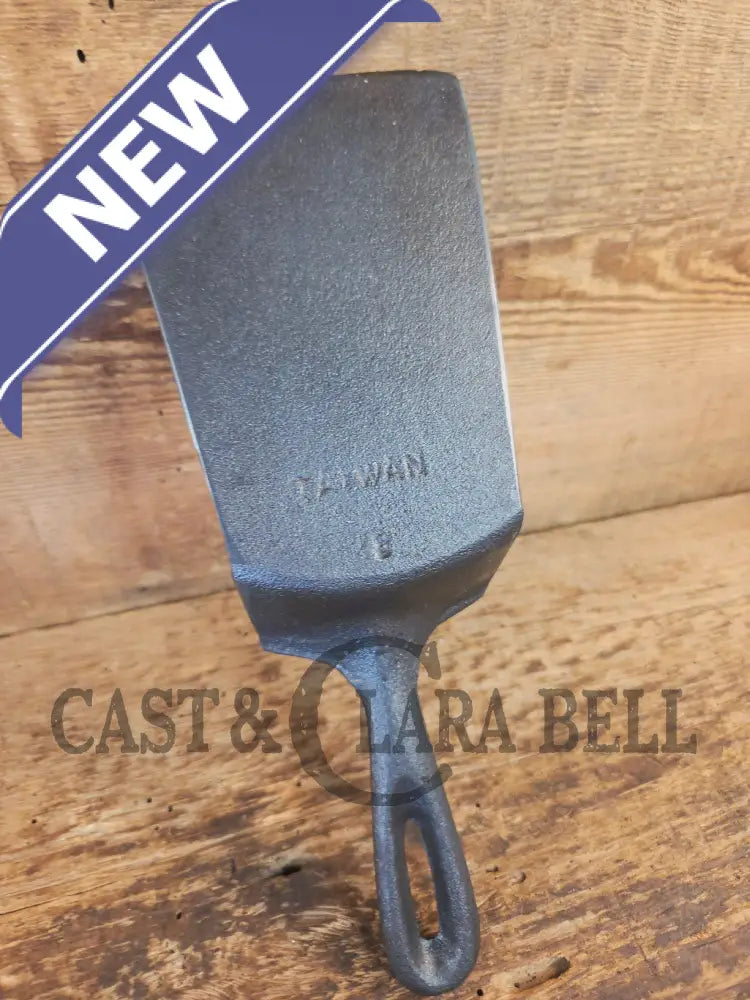 Custom made one of a kind Cast Iron Spatula. Taiwan maker unknown but a wonderful gift for the griller in your life!