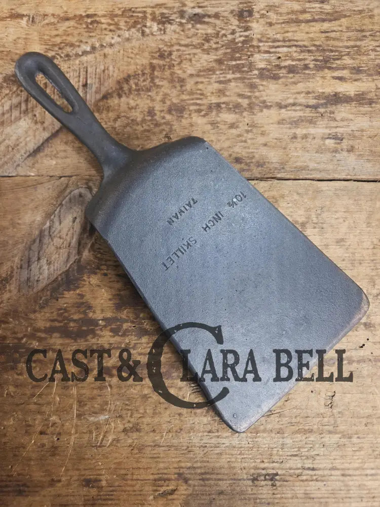 Custom made one of a kind Cast Iron Spatula. Taiwan maker unknown but a wonderful gift for the griller in your life!