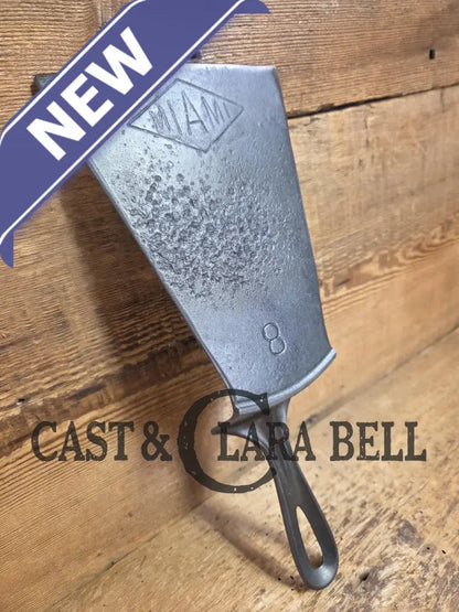 Custom made one of a kind Favorite Piqua made MIAMI Series #8 Fully marked repurposed cast iron spatula SC24 Spatula